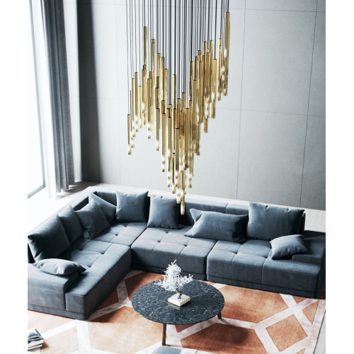 Customization Luxury hotel lobby crystal chandelier