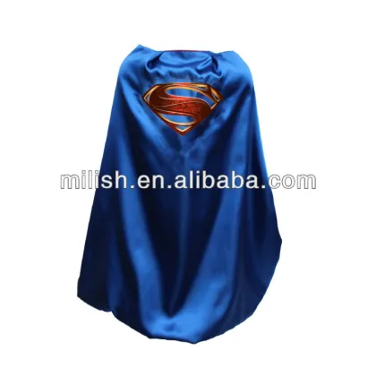 CAPE-0073 Halloween Satin superman cape /children cape for kids CAPE-0086