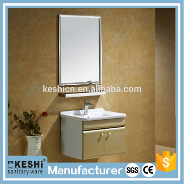 2016 KESHI Elegant Shape Wall Hung Bathroom Cabinet For Bathroom Use