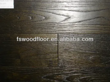 Hand scraped hardwood flooring robinia