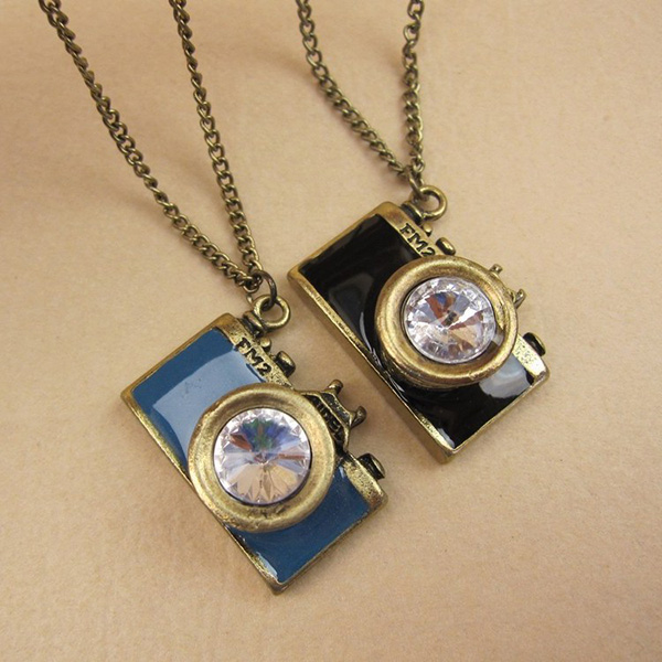 Camera Pendant Necklace