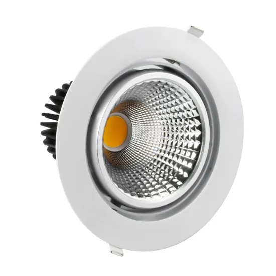CE/SAA CRI97 Anti-Glare 4-Way Adjustable 30W COB LED Downlight