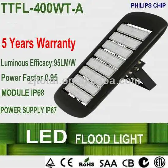 CE ROHS approved IP67 400w led flood light