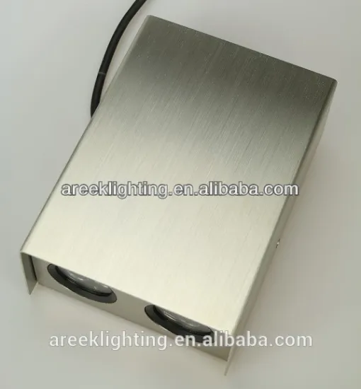 indoor and outdoor stainless steel 9w LED stainless steel up&down wall light