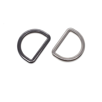 25mm High Quality Gold Nickel-Free Metal D-Rings for Women's Belts: Premium Belt Hardware