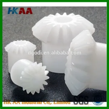 high quality abs plastic spiral bevel gears, small steering straight bevel gears