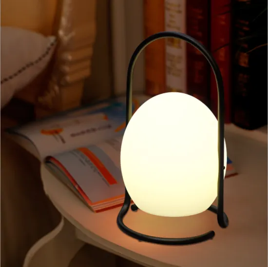 Modern Portable LED Table Lamp: Battery & USB Powered Bedroom Lamp with Remote Control