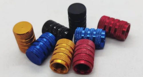 colorful for choose metal tire valve stem caps