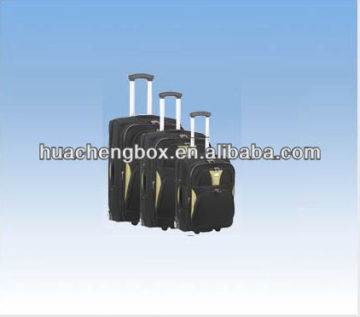 black trolley case suitcase for travel
