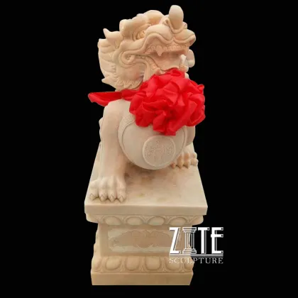 Garden outdoor decoration marble animal sculpture pixiu stone statue