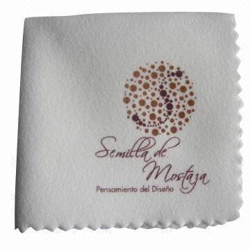 Sunglasses Cleaning Cloth, Made of Microfiber with Printing