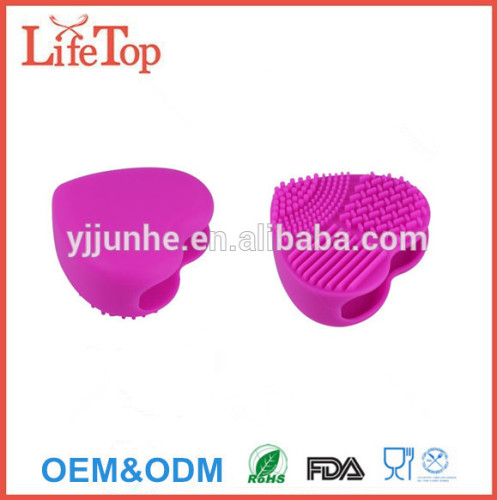 Promotional Gifts Heart Shape Silicone Makeup Brush Cleaner