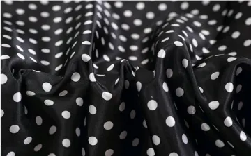 Dull satin printed satin fabric floral/dot printed satin fabric