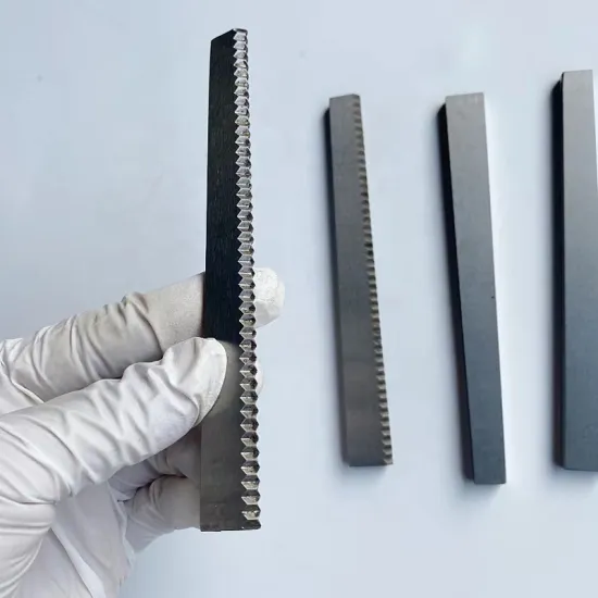 Zig Zag Cutting Knife Blade for Food Bags Packaging Machines