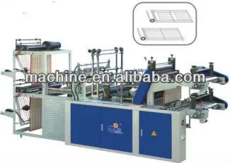 DFL Series Double Layers Rolling Bag Making Machine T-shirt Bag and Flat bag