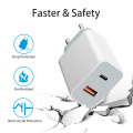 Chargeur rapide 18W 2 ports Type C QC3.0