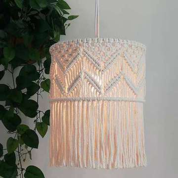 2025 Custom Large Macrame Lamp Decorations