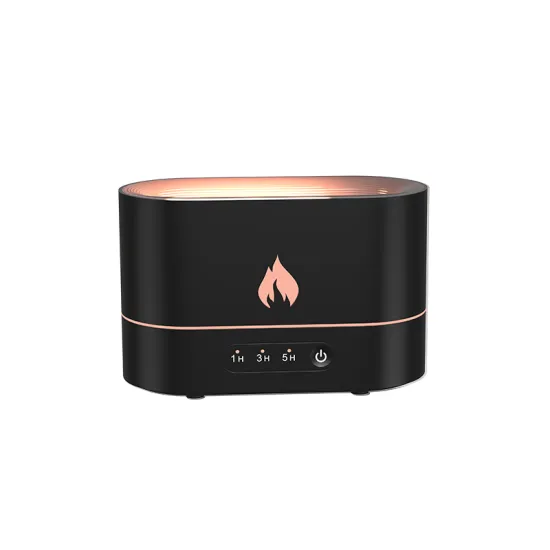Multifunctional Home Office Desk: USB Aroma Diffuser, Humidifier, and Smart Ultrasonic Flame Humidifier with Portable Mini Water Tank