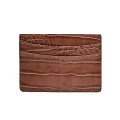 Genuine Crocodile Leather Business Id Card Holder