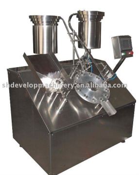 Tube tablet counting, filling and capping machine