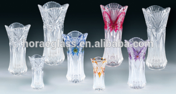Wedding Table Decoration clear Glass Flower Bud Crystal Vase