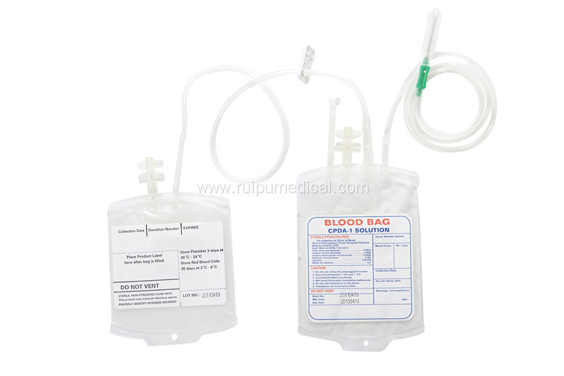 Cheap Single Double Sterile Medical Disposable Blood Bag