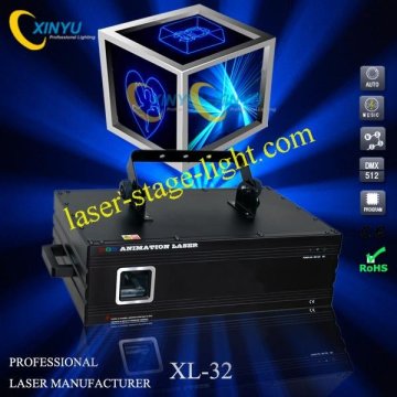 Xl-32 High Power 1w 1000mw 450nm Wavelength Blue Laser Disco Lighting Animation Show