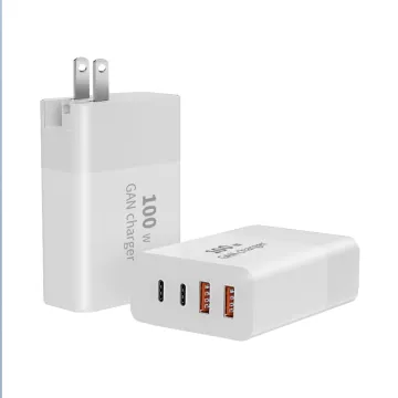 Trending products 100w GAN charger white