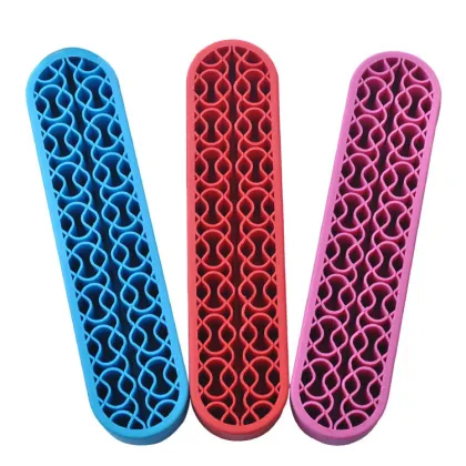 Silicone Makeup Brush Storage Rack Cosmetic Storage Box