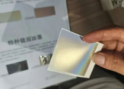Laser Ink With Rainbow Effect