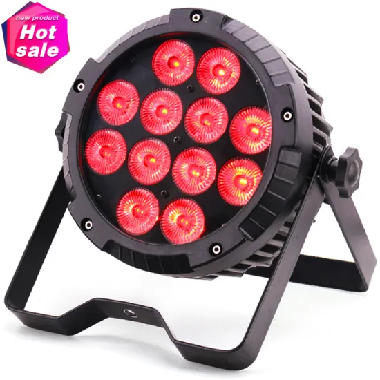 Factory Wholesale RGBWAUV LED Par Light: 12x18w, 6 Colors, Pro DJ Stage Lighting