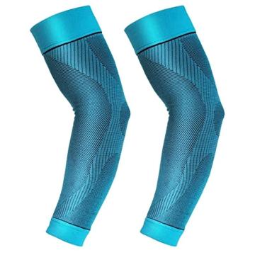 Hot Selling Breathable Workout Full Arm Sleeve Brace with Silicone Band for Swelling Relief