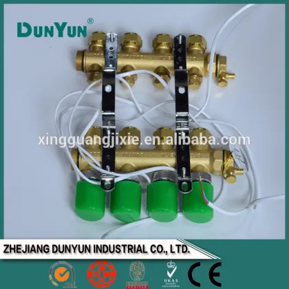 hydronic floor heating manifold