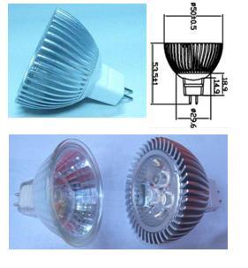 MR16 LED Light 3*1W (HBC003WBLM16), LED Household Light