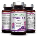 Vitamin D3 Capsules Support Bone Strength Mood Boost