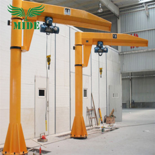 workshop used floor mounted jib crane