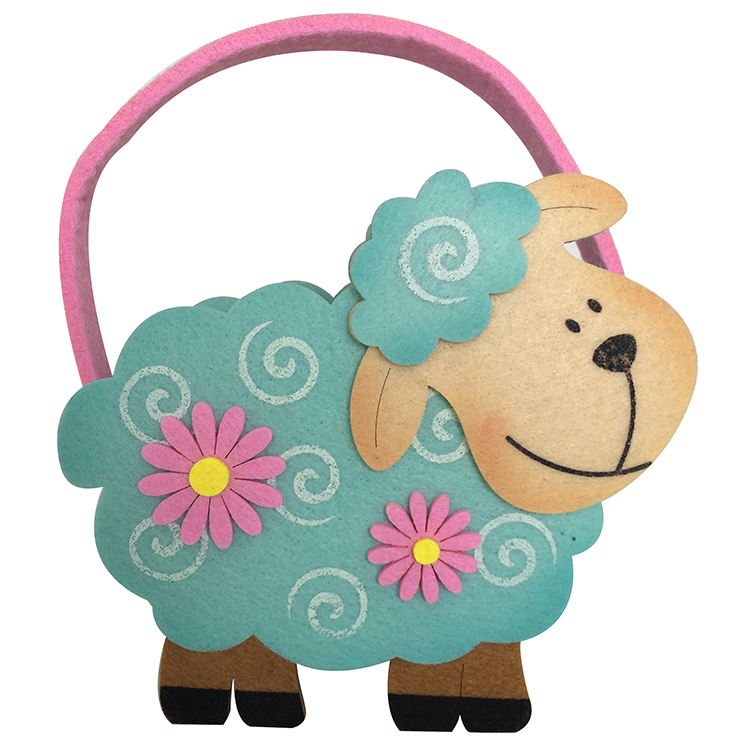 Easter Sheep Shape Tote Bag