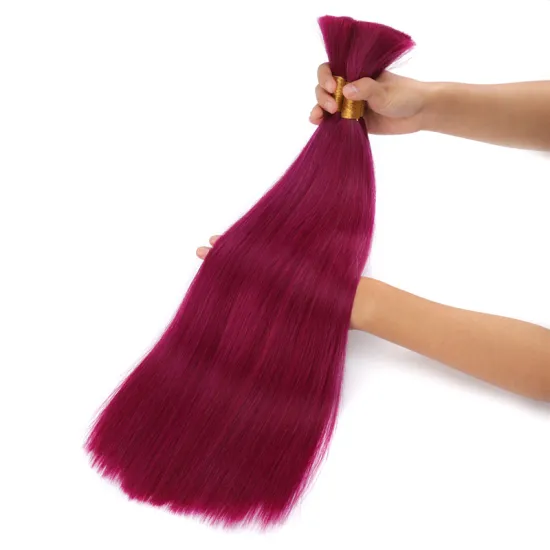 Wholesale Raw 100% Virgin Brazilian/Malaysian/Indian /Peruvian  Human Braiding Hair Bulk