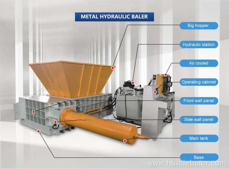 Horizontal Metal Baler Machine