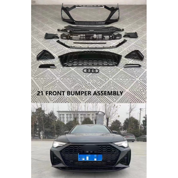2019 Audi A6 RS6 Style Front Bumper Fog Lights Lamp Grille New Rear Bumper Assembly