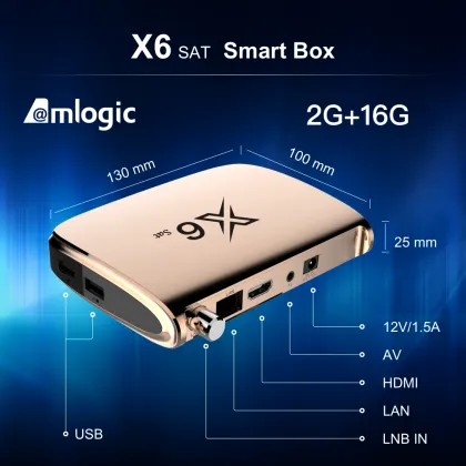X6 Sat Android TV box