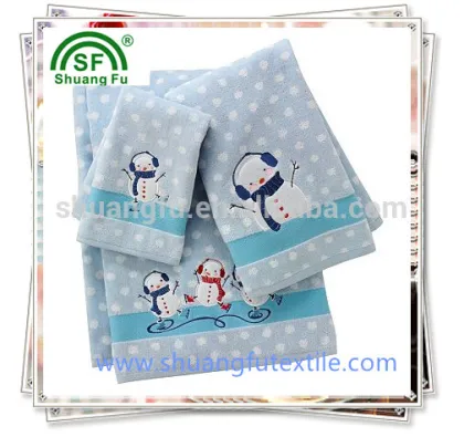 pure cotton printing christmas towel / gift towel