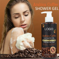 Gel de ducha de café arábica limpieza profunda