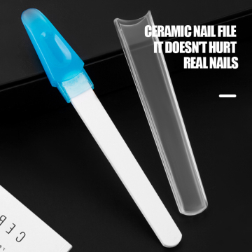 Ceramic Nail File and Polishing Bar - Special Nail Tools for Manicures