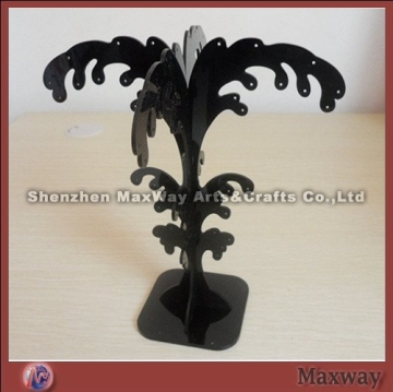 Black Freestanding Acrylic Tree Ear Pin Rack