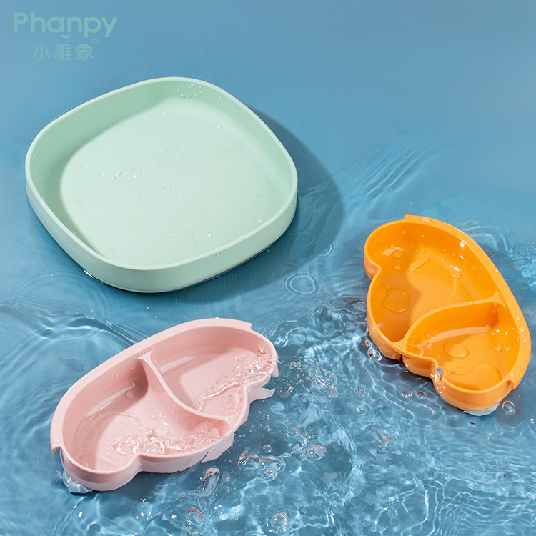 Eco-Friendly Toddler Kids Children Silicone Suction Plate