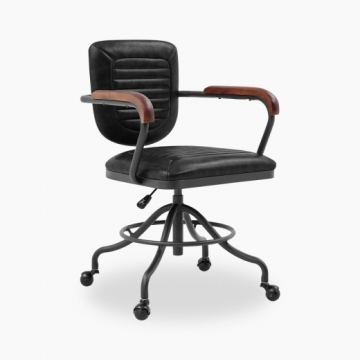 Vintage Black Home Office Chair