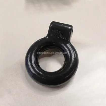 Adjustable 14000 lbs Lunette Drawbar Pintle Hitch Eye for Off-road Trailers