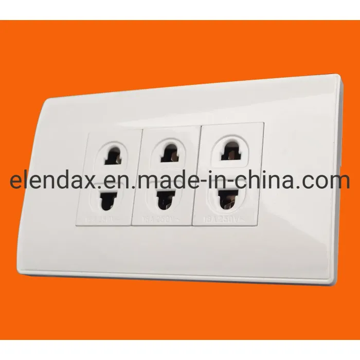 Функциональные части настенной розетки американского типа 16А (AL2006-2010)