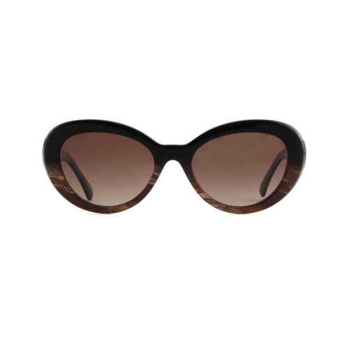 Fashion Round UV400 Polaris Shade Acetate Sunglasses